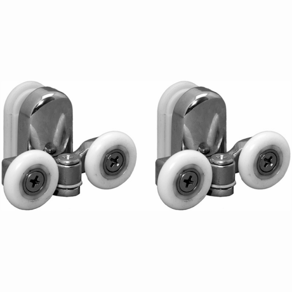 Cuscinetto a 2 ruote per Box Doccia Modello Silver semicerchio Vetro mm.6 Inferiore pz.2 | Mixtech